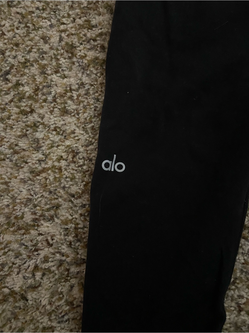 Alo High-Waist Black Leggings - Picture 2 of 3